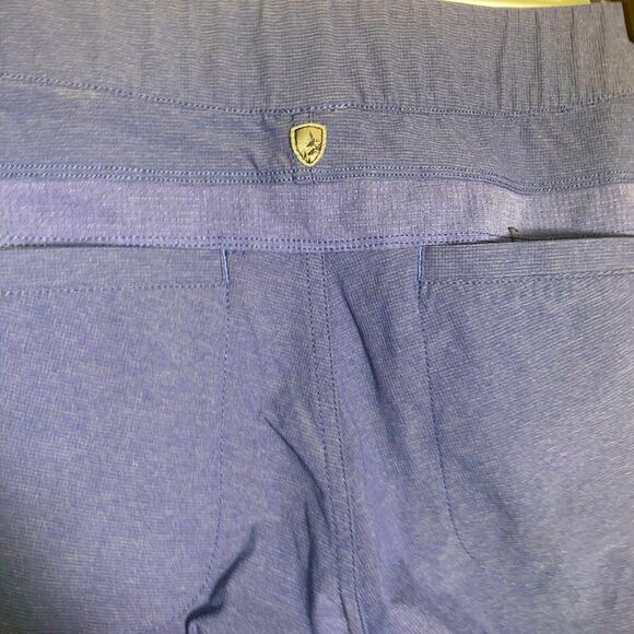 Kuhl Weekender Tight Blue Womens Large Tuff Lite UPF 50 Pockets - Picture 3 of 7